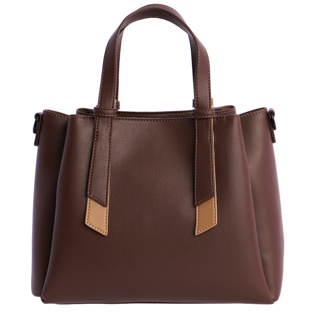 Bolso de Mano Bandolera Don Algodón Noir Marrón