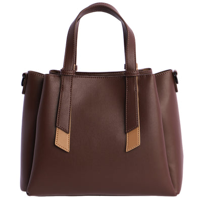 Bolso de Mano Bandolera Don Algodón Noir Marrón