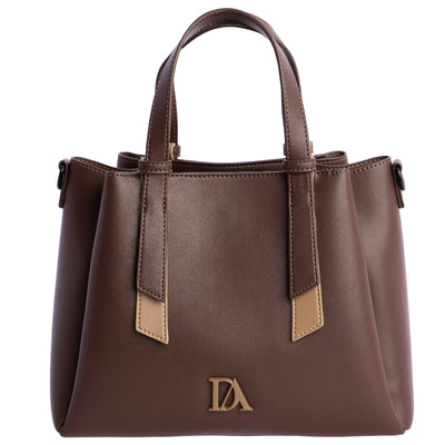 Bolso de Mano Bandolera Don Algodón Noir Marrón