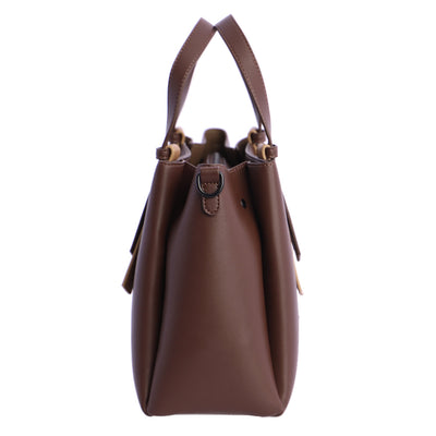 Bolso de Mano Bandolera Don Algodón Noir Marrón