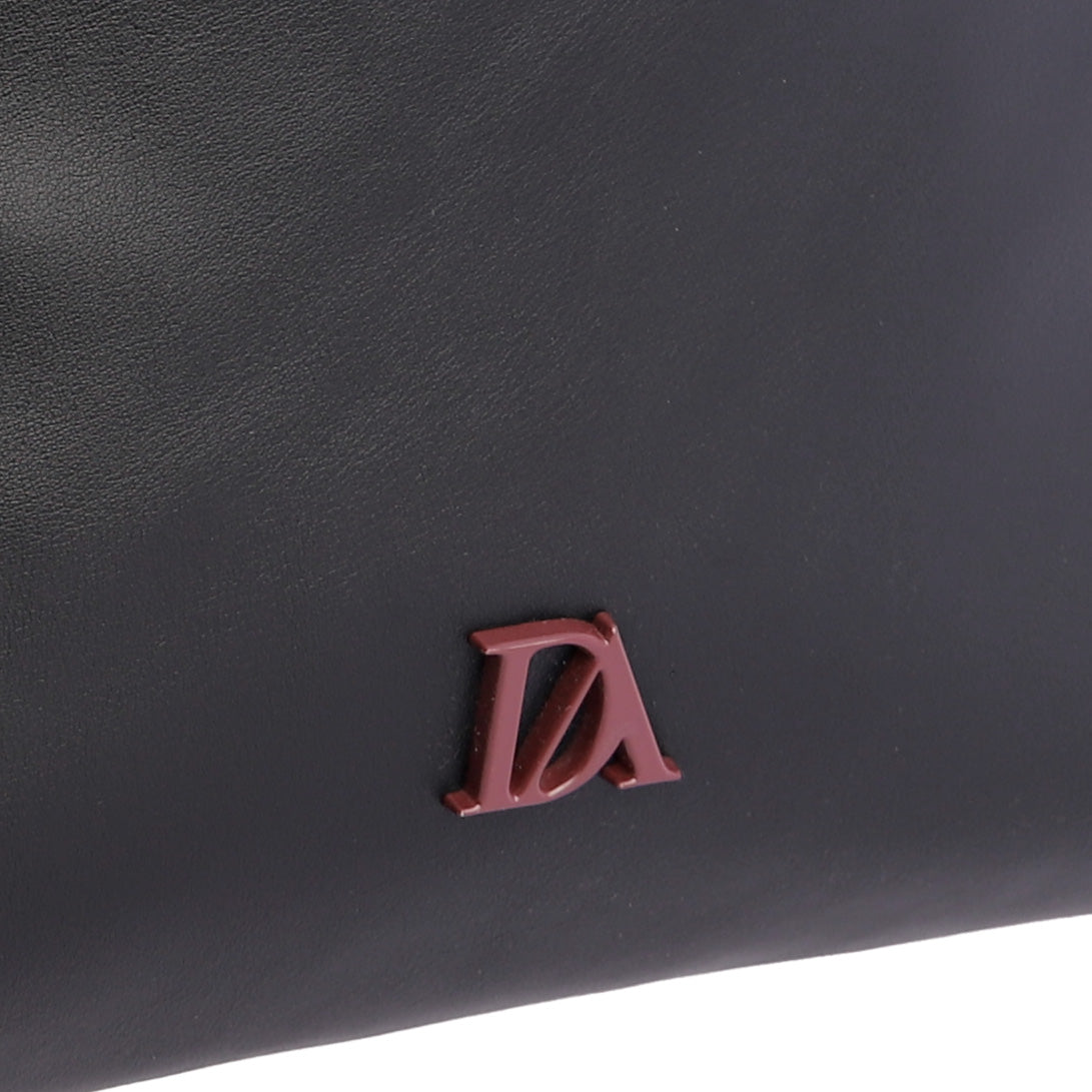 Bolso de Hombro con Bandolera Don Algodón Noir Negro