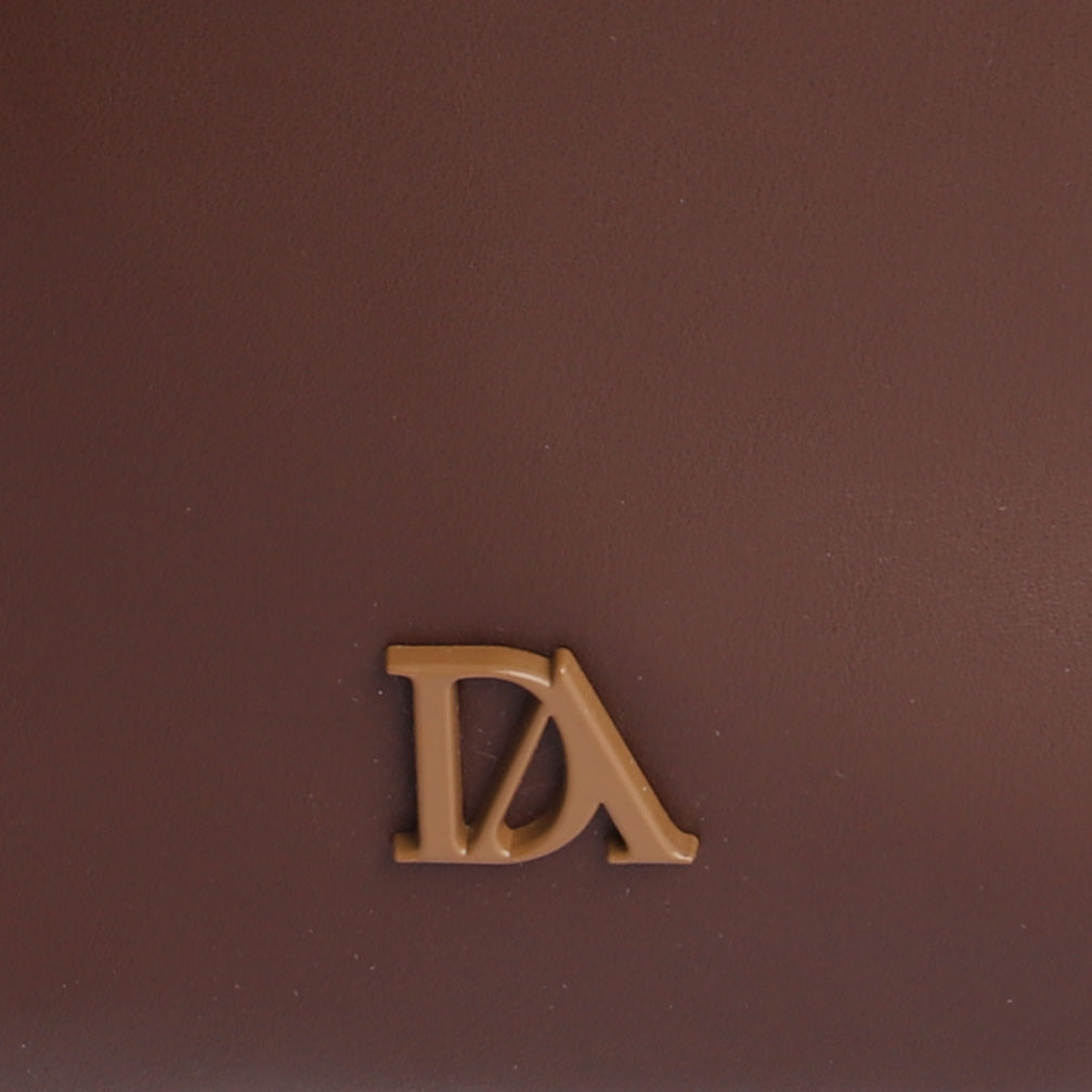 Bolso de Hombro con Bandolera Don Algodón Noir Marrón