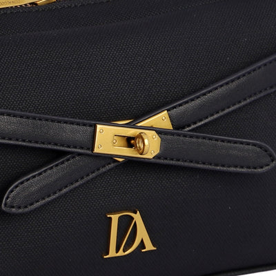 Bolso Baguette Bandolera Don Algodón Mistic Negro