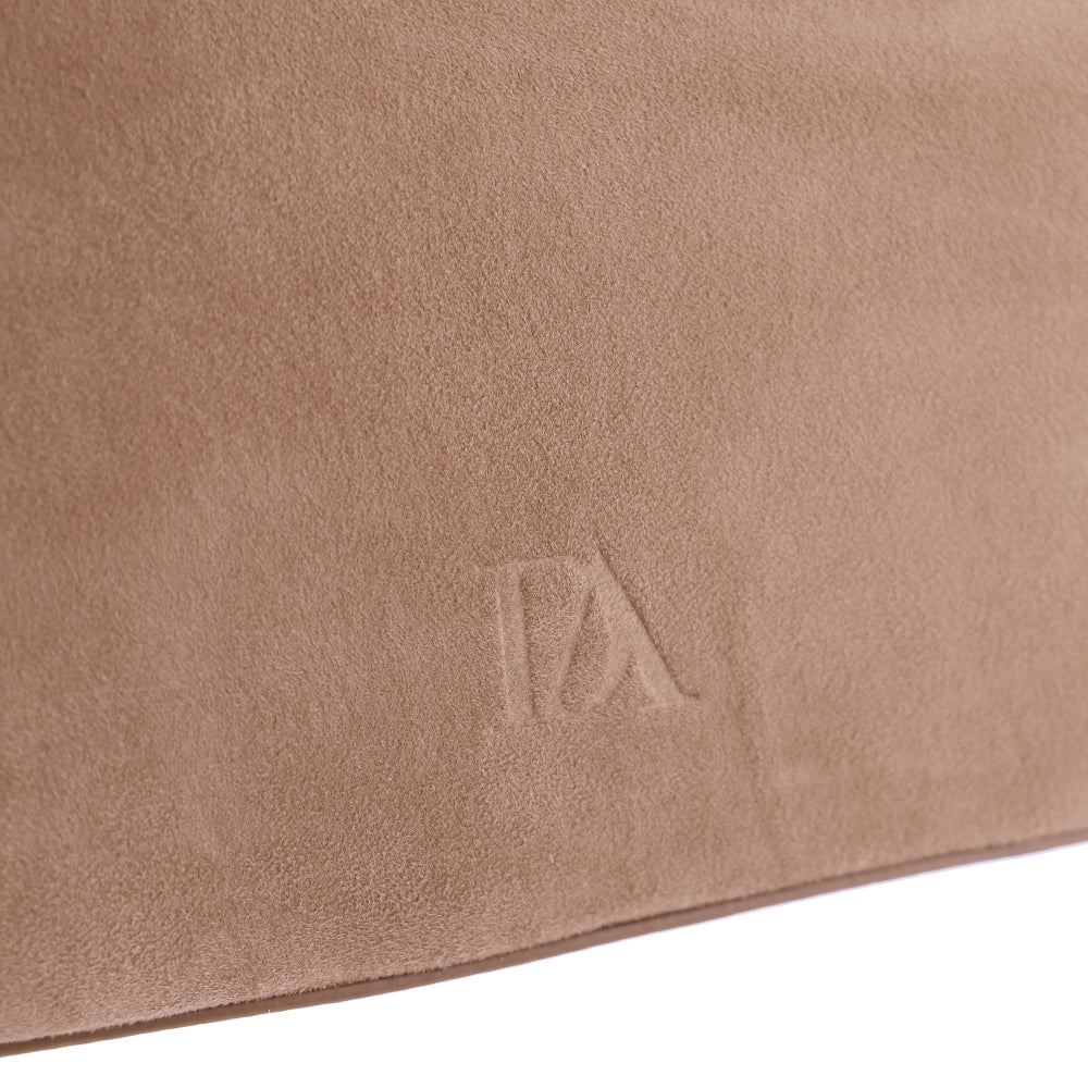 Bolso Shopper Don Algodón suede Taupe