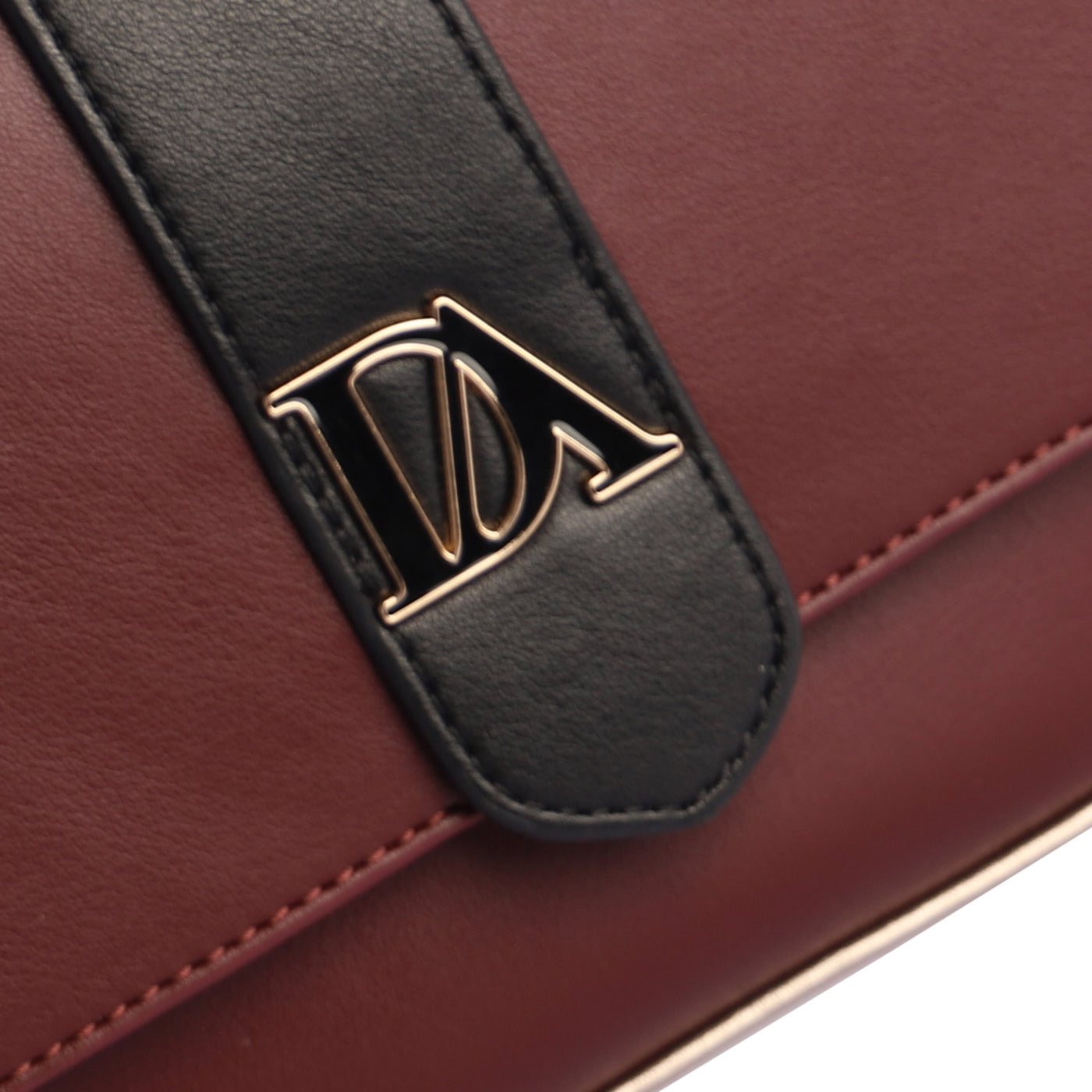 Bandolera solapa Don Algodón Burdeos y Negro