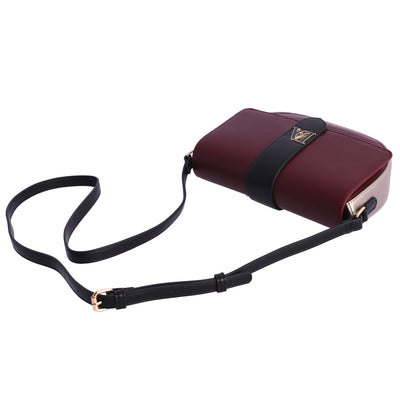 Bandolera solapa Don Algodón Burdeos y Negro