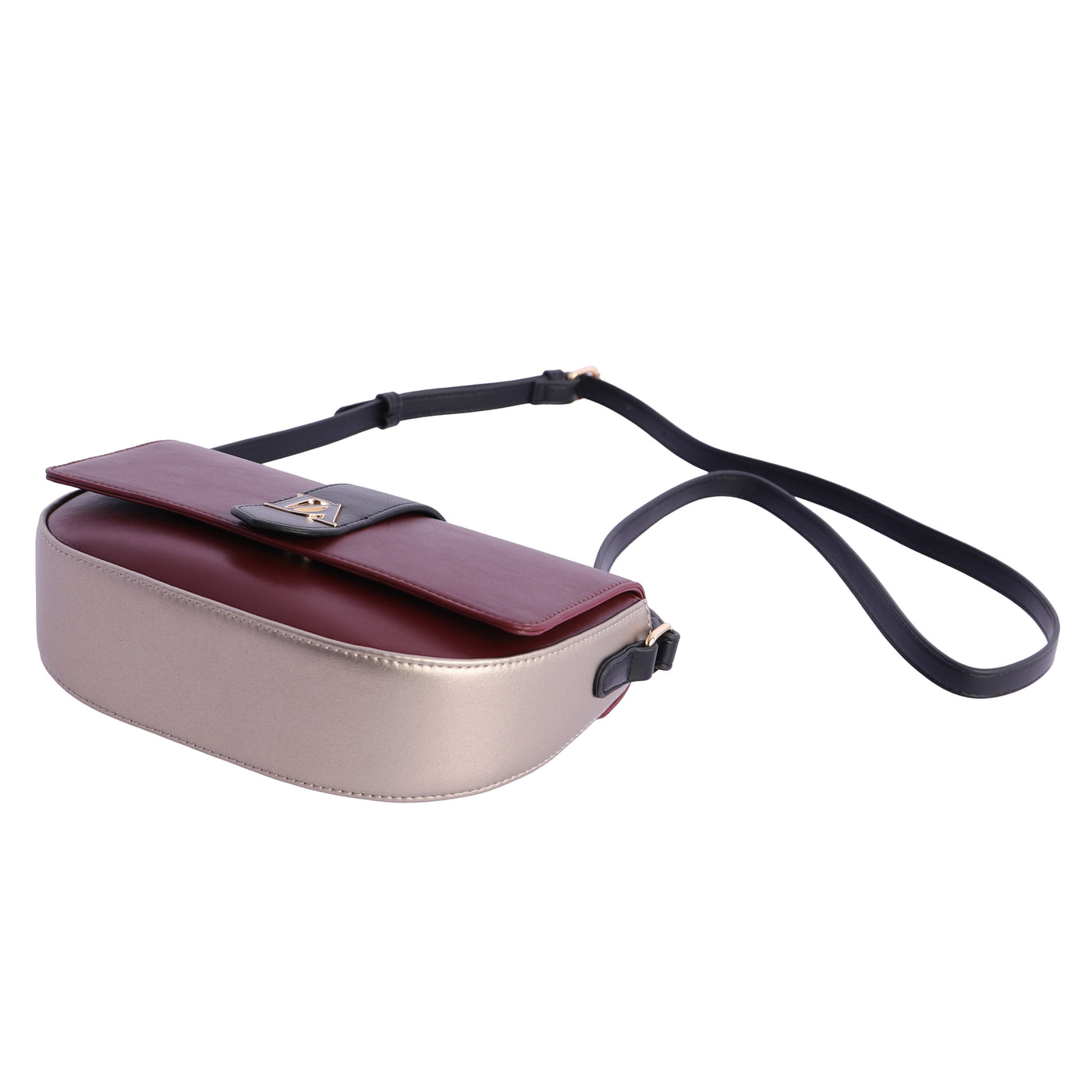 Bandolera solapa Don Algodón Burdeos y Negro