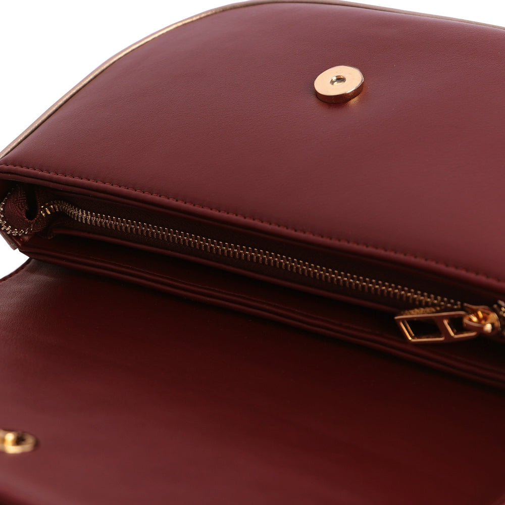 Bandolera solapa Don Algodón Burdeos y Negro