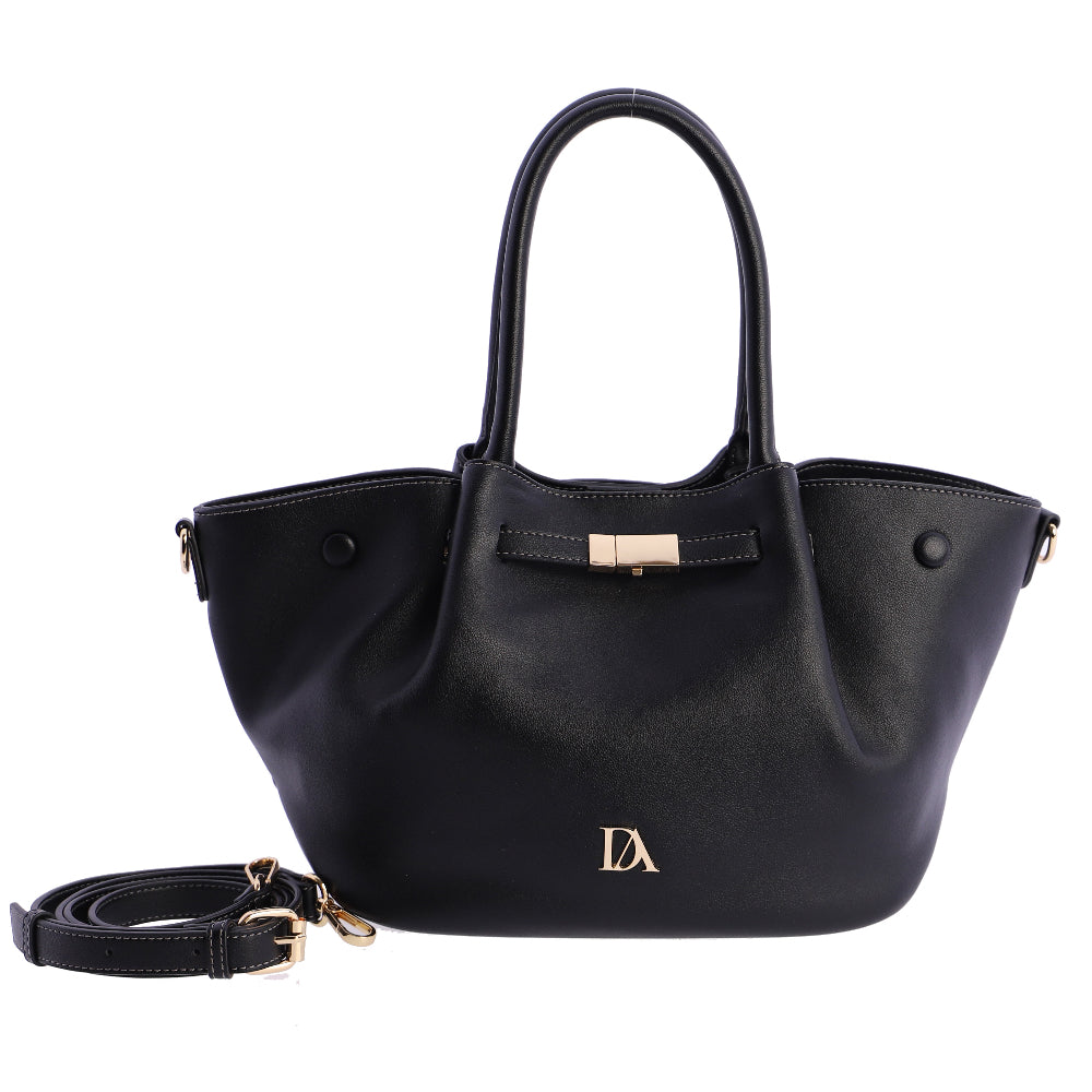 Bolso de mano con Bandolera Don Algodón Horizonte Negro