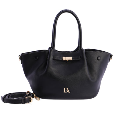 Bolso de mano con Bandolera Don Algodón Horizonte Negro