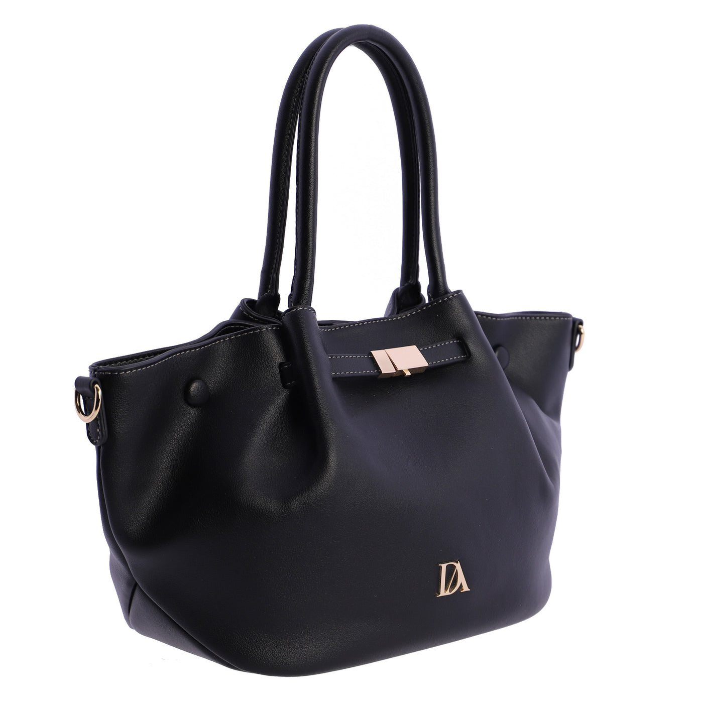 Bolso de mano con Bandolera Don Algodón Horizonte Negro