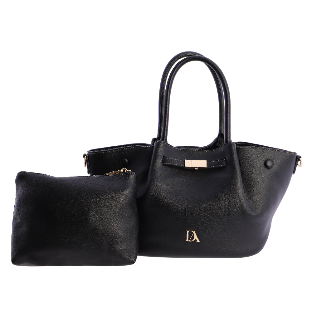 Bolso de mano con Bandolera Don Algodón Horizonte Negro