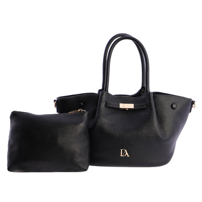 Bolso de mano con Bandolera Don Algodón Horizonte Negro