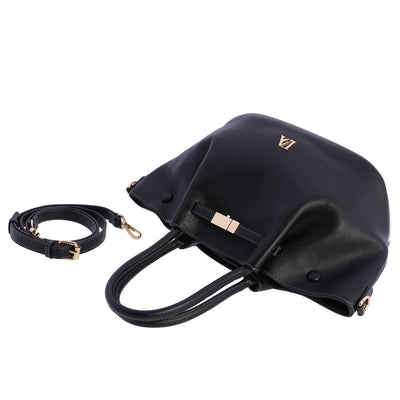 Bolso de mano con Bandolera Don Algodón Horizonte Negro