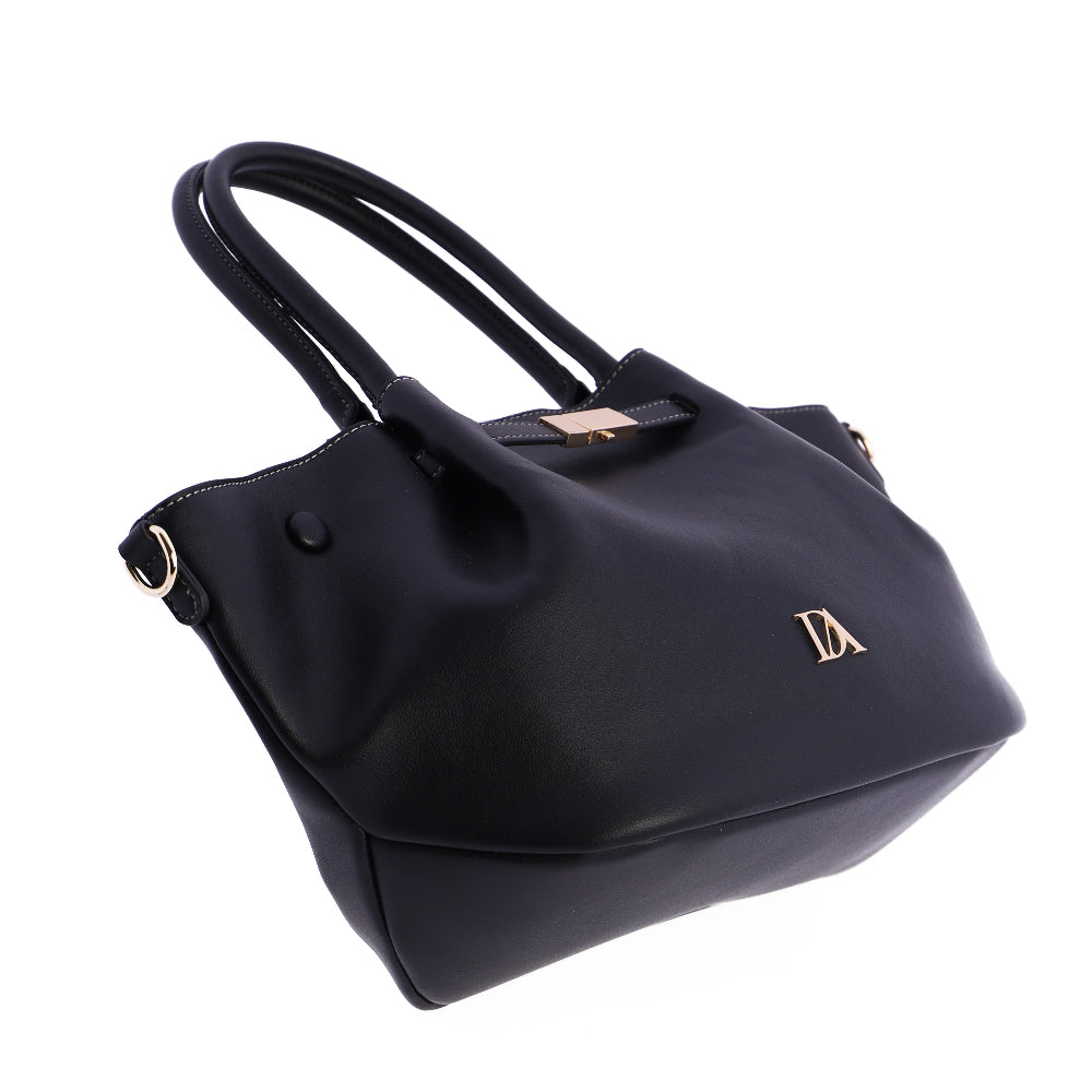 Bolso de mano con Bandolera Don Algodón Horizonte Negro