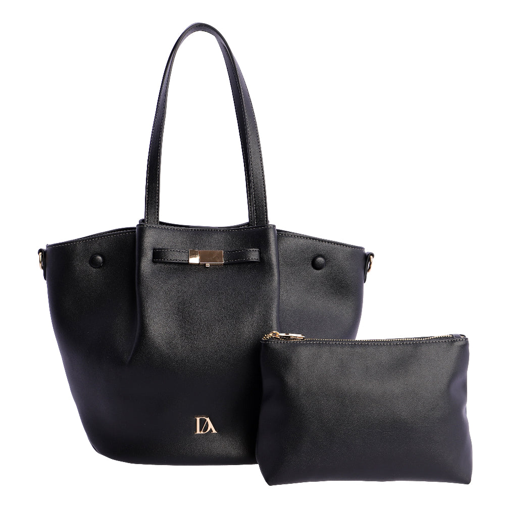 Bolso Shopper Don Algodón Horizonte Negro