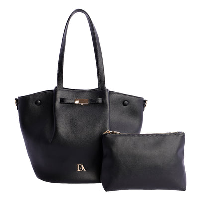 Bolso Shopper Don Algodón Horizonte Negro