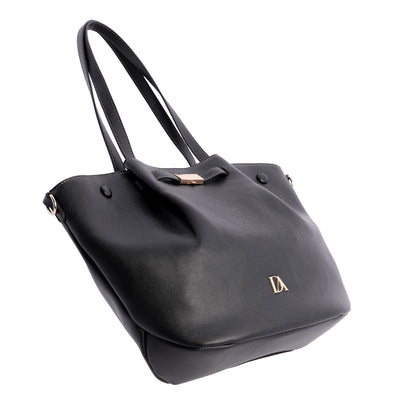 Bolso Shopper Don Algodón Horizonte Negro