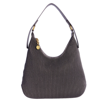Bolso de Hombro Don Algodón Wave Gris
