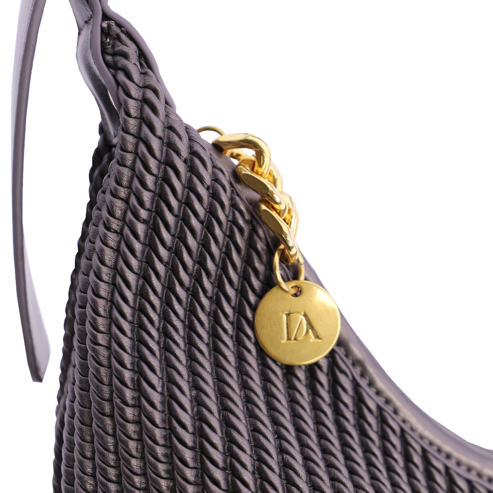 Bolso de Hombro Don Algodón Wave Gris