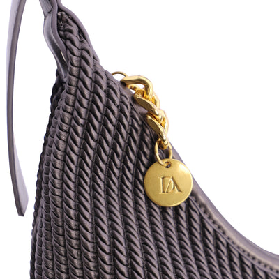 Bolso de Hombro Don Algodón Wave Gris