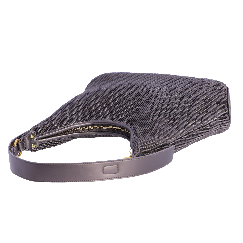 Bolso de Hombro Don Algodón Wave Gris