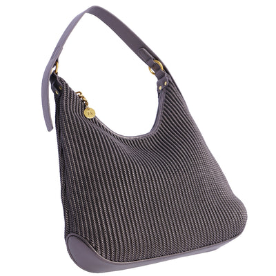 Bolso de Hombro Don Algodón Wave Gris