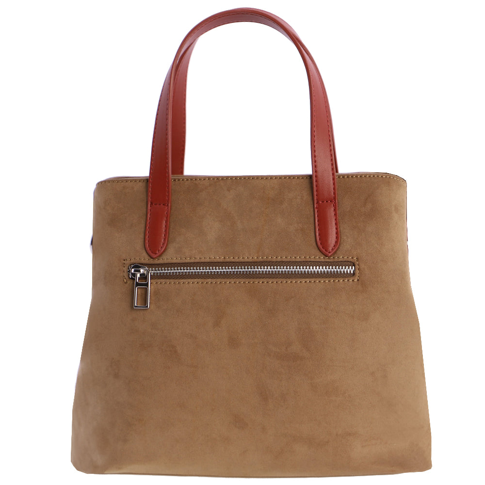 Bolso de Mano Don Algodón Iconic Camel