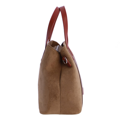 Bolso de Mano Don Algodón Iconic Camel