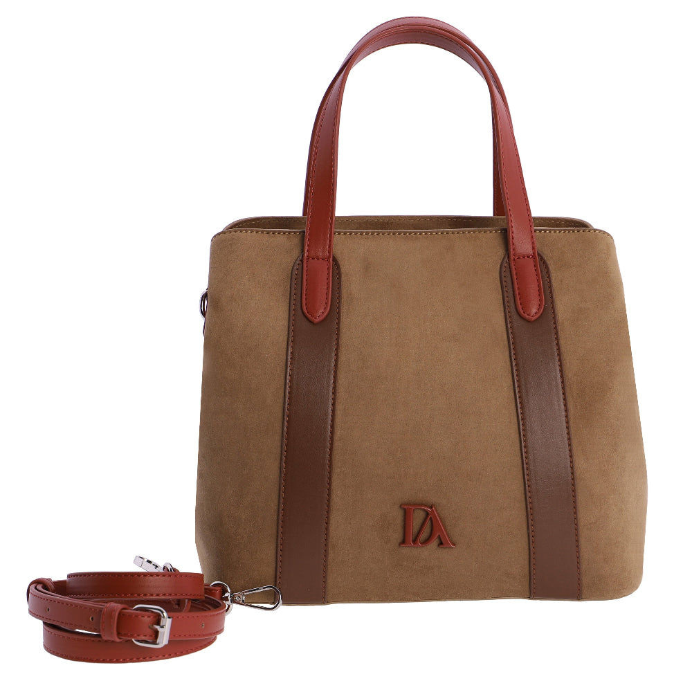 Bolso de Mano Don Algodón Iconic Camel