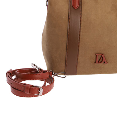 Bolso de Mano Don Algodón Iconic Camel