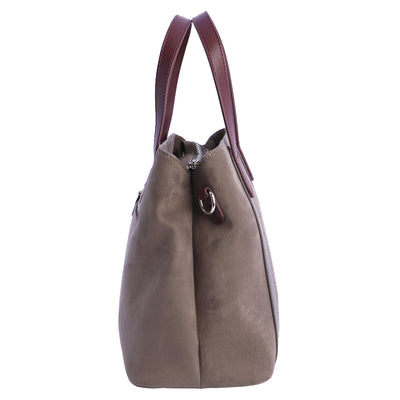 Bolso de Mano Don Algodón Iconic Gris