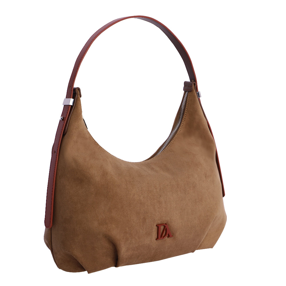 Bolso de Hombro Don Algodón Iconic Camel