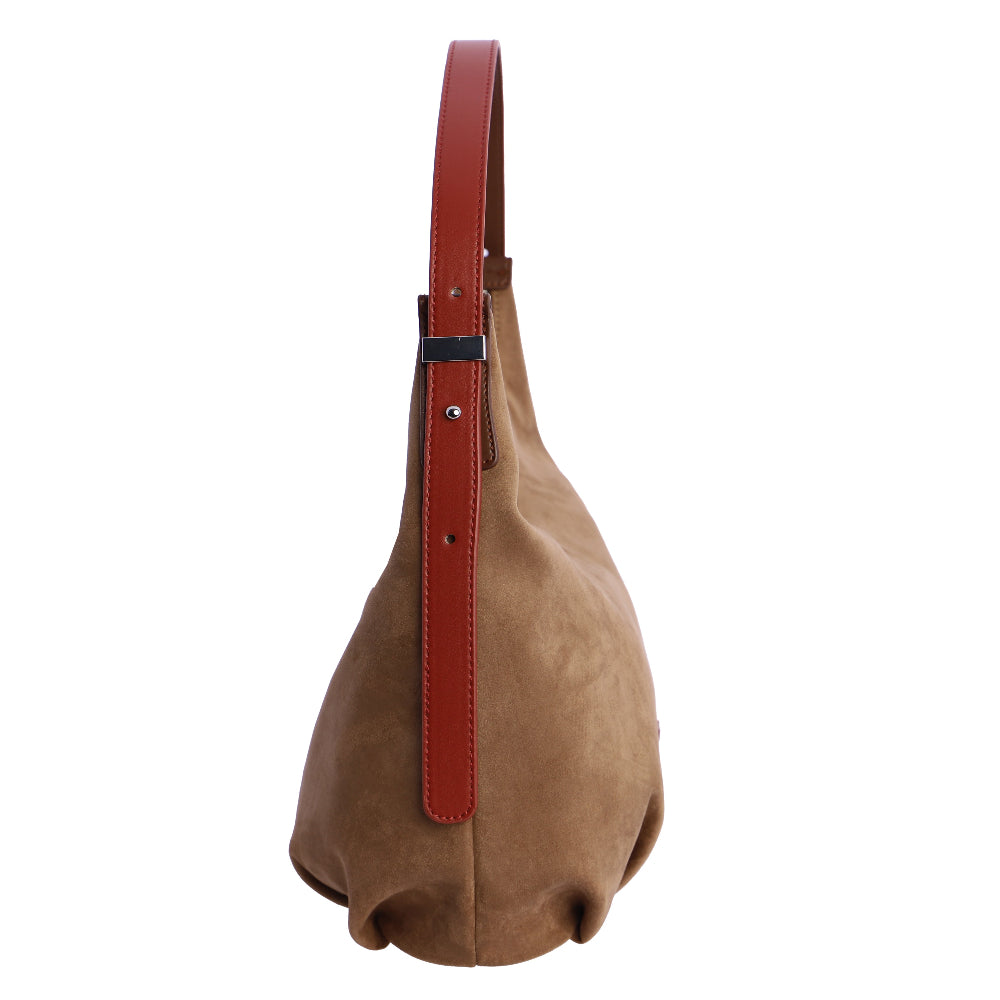 Bolso de Hombro Don Algodón Iconic Camel