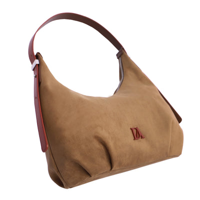 Bolso de Hombro Don Algodón Iconic Camel