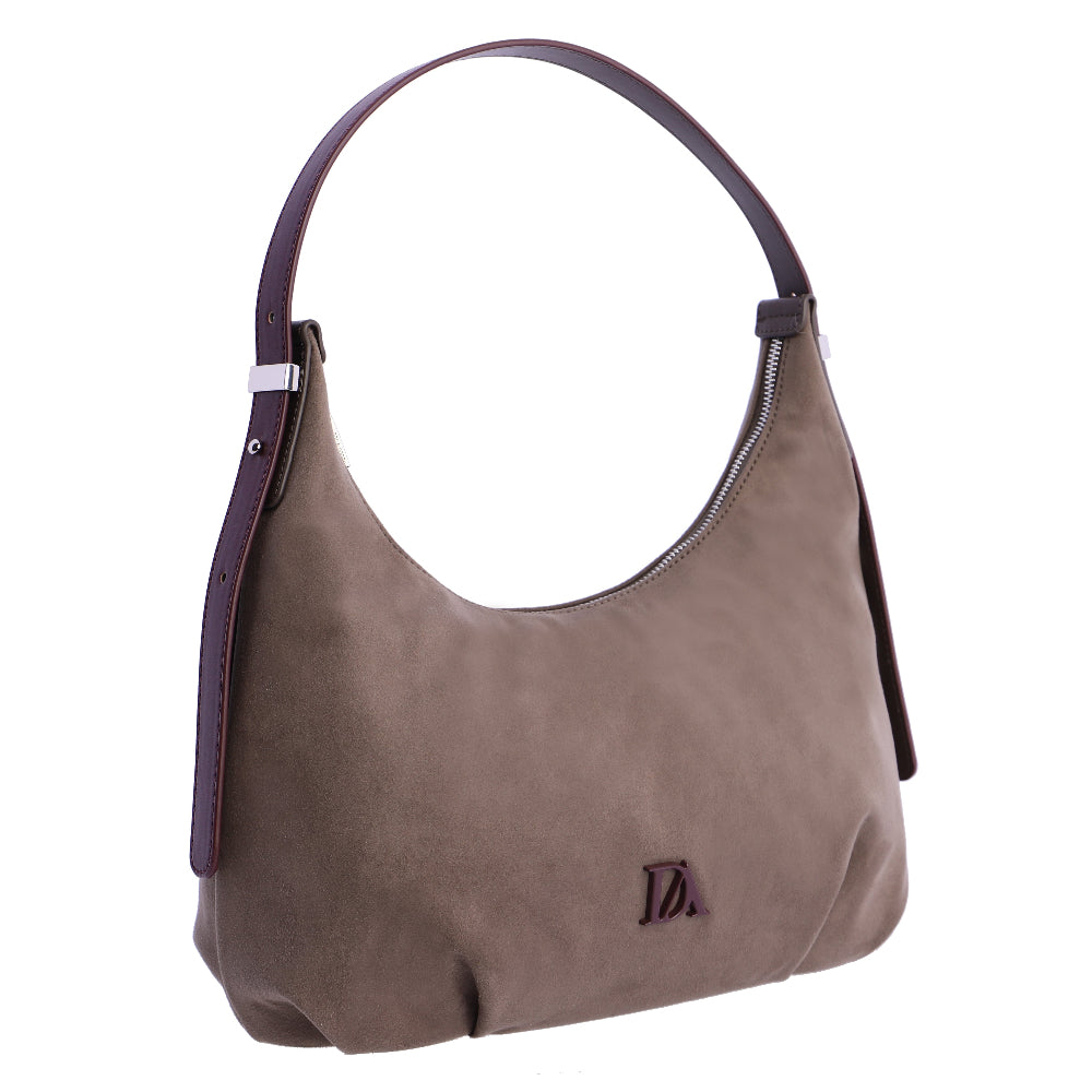 Bolso de Hombro Don Algodón Iconic Gris