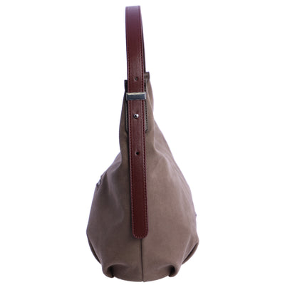 Bolso de Hombro Don Algodón Iconic Gris