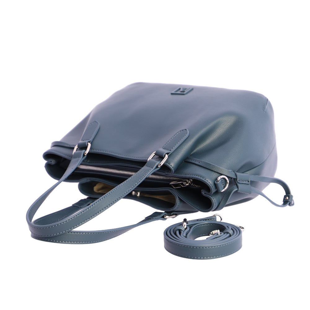 Bolso con Bandolera Don Algodón Vinculo Azul