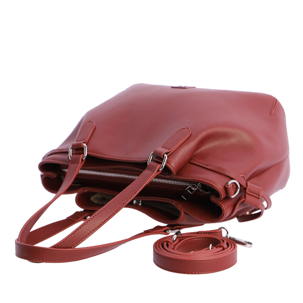 Bolso con Bandolera Don Algodón Vinculo Terracota