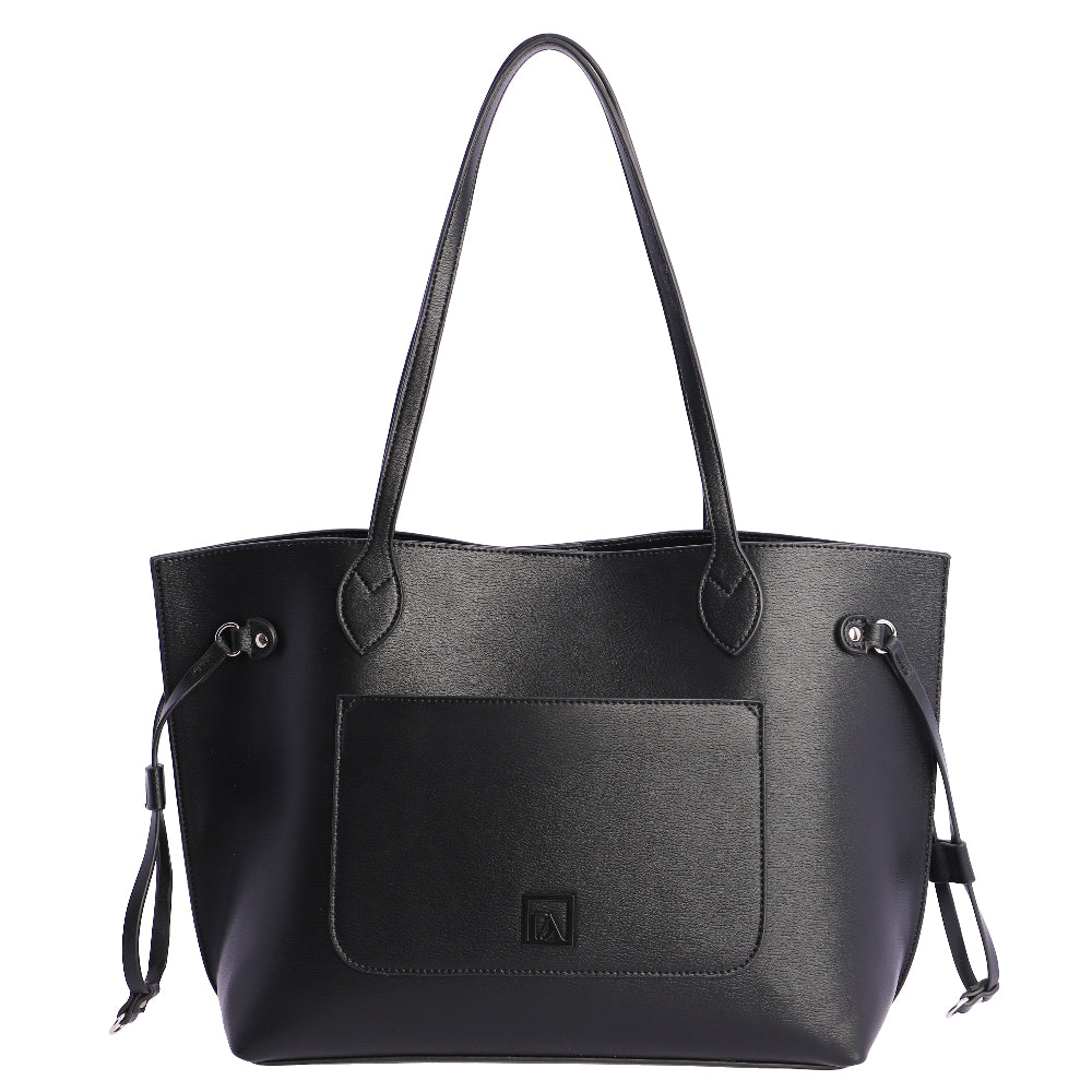 Bolso Shopper Don Algodón Vinculo Negro