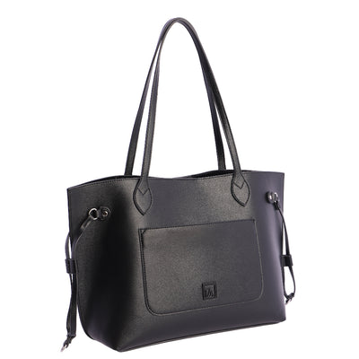 Bolso Shopper Don Algodón Vinculo Negro