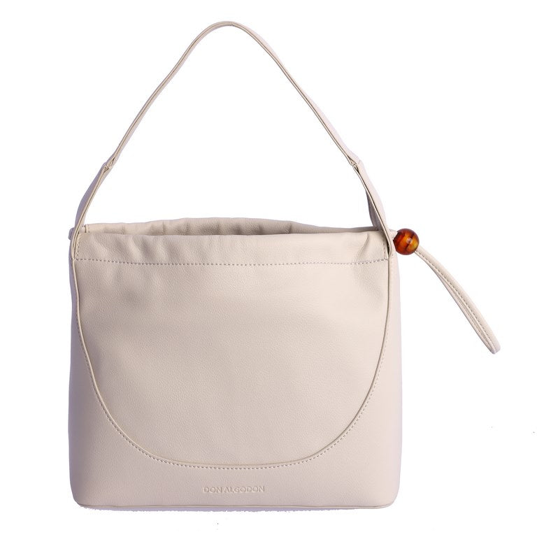 Bolso de Hombro Don Algodón Verai color Marfil
