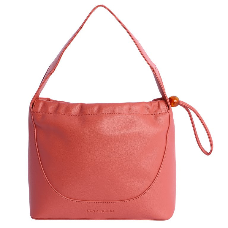 Bolso de Hombro Don Algodón Verai color Coral