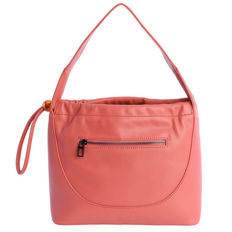 Bolso de Hombro Don Algodón Verai color Coral