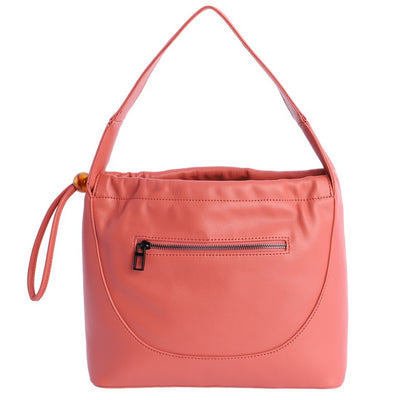 Bolso de Hombro Don Algodón Verai color Coral