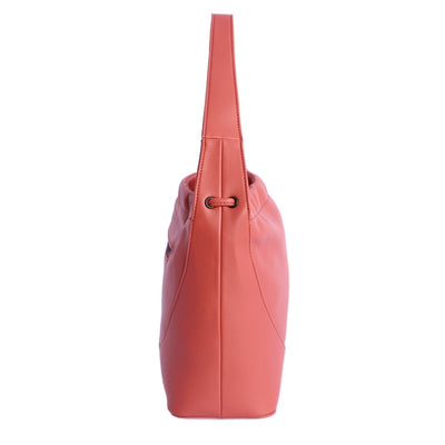 Bolso de Hombro Don Algodón Verai color Coral