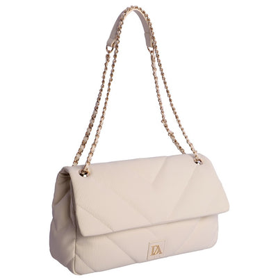 Bolso de hombro Don Algodón Paula color Marfil