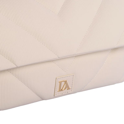 Bolso de hombro Don Algodón Paula color Marfil