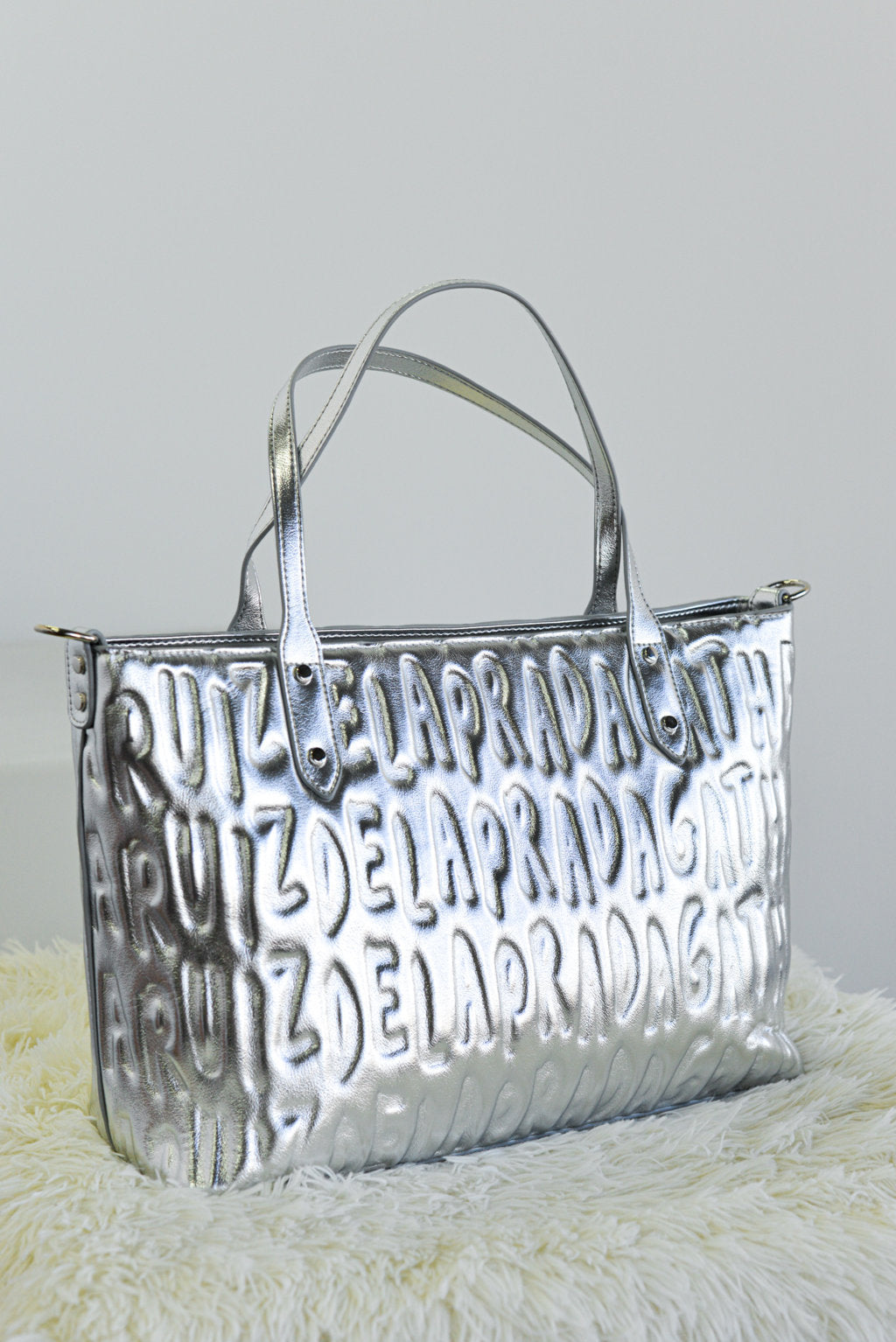 Shopper metal logo AGATHA RUIZ DE LA PRADA color Plata