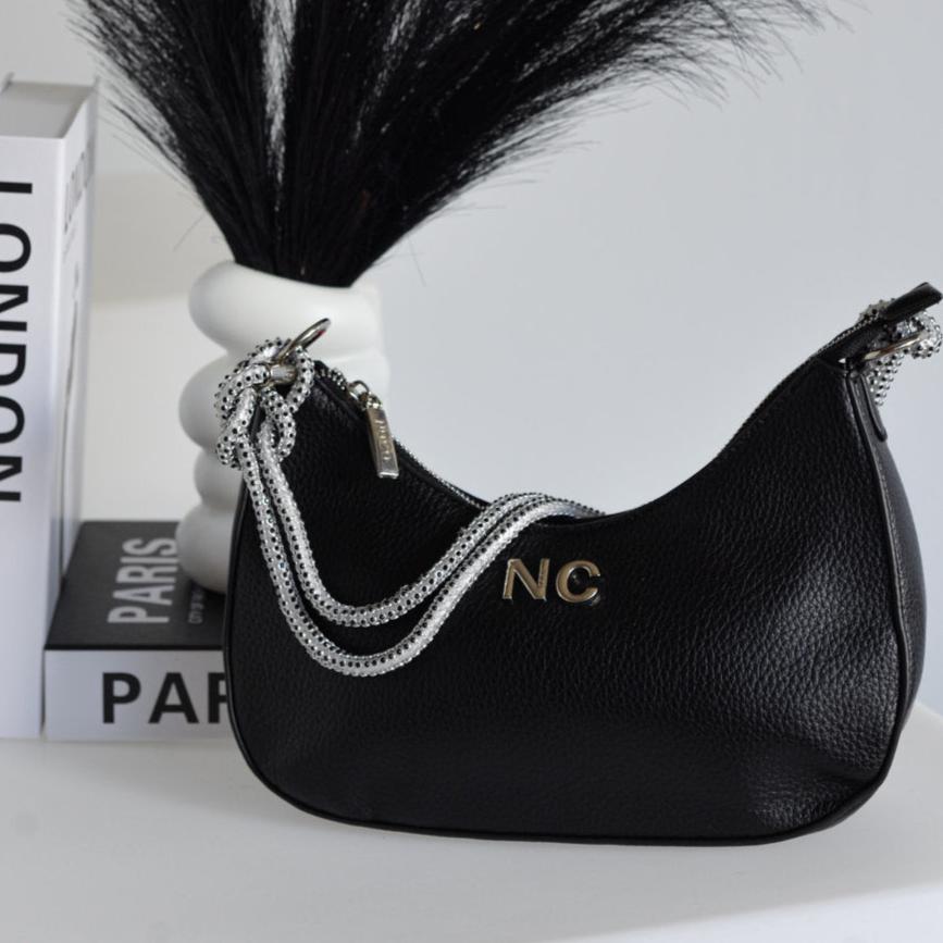 Bolso Gondola cordon strass Noco Negro